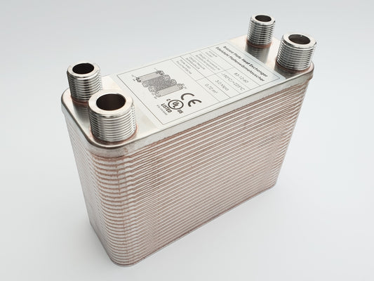 Edelstahl Plattenwärmetauscher B3-12-60 - 0,72 m², 130 kW