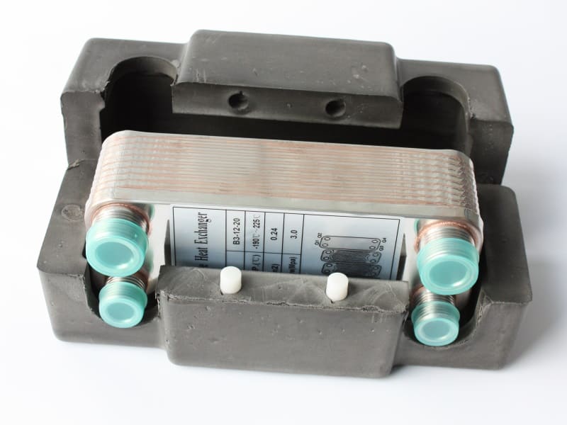 Edelstahl Plattenwärmerauscher B3-12-20 - 0,24 m², 55 kW